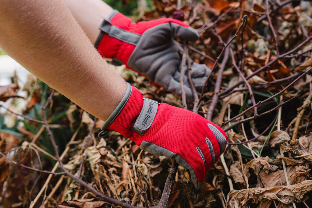 🌹 Gartenhandschuhe „Ruby“ – rot, robust & bequem