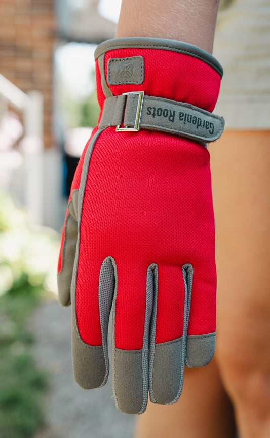🌹 Gartenhandschuhe „Ruby“ – rot, robust & bequem