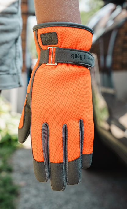 🍊 Gartenhandschuhe „Keenu“ – orange, robust & bequem