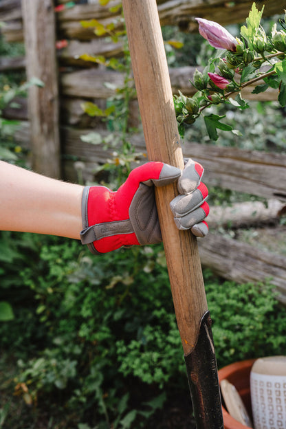 🌹 Gartenhandschuhe „Ruby“ – rot, robust & bequem