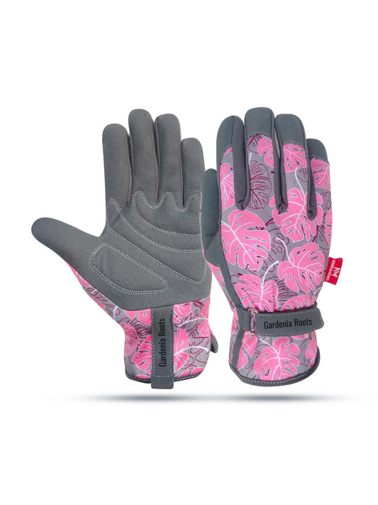 Gartenhandschuh „Mina" - rosa/grau, robust & bequem